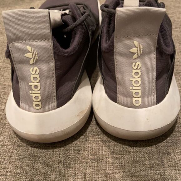 Adidas Grey Tubular Defiant Deadstock Slip On Lace Up Sneakers Size 6 - Picture 4 of 9